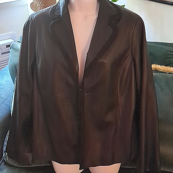 Jones New York Jackets & Blazers - Jones NY leather jacket